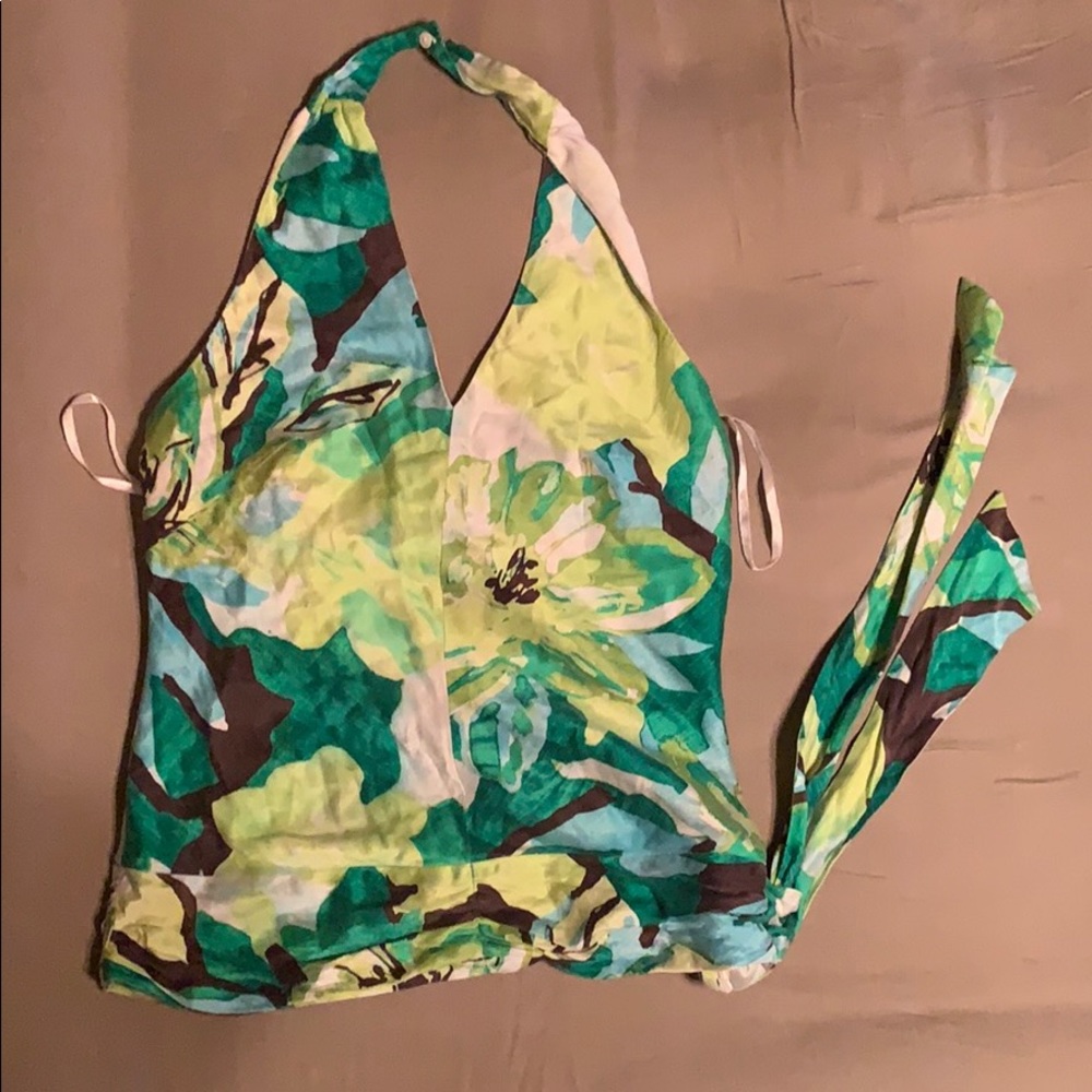 Banana republic silk halter top